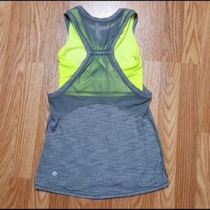 Lululemon work the circuit 2-1 tank top